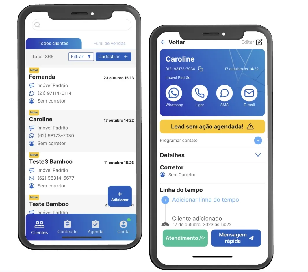 Gestão de leads para imobiliárias e corretores de imóveis