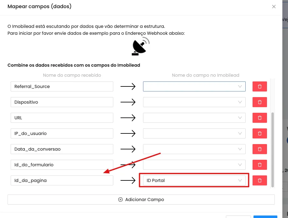 7. Parametrização do Nome do Produto no Imobilead
