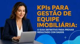 Painel do Imobilead mostrando ranking de corretores e taxa de conversão por membro da equipe